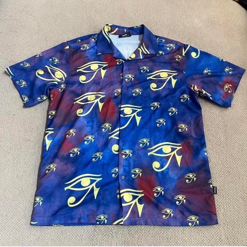 Pleasures button up polo shirt